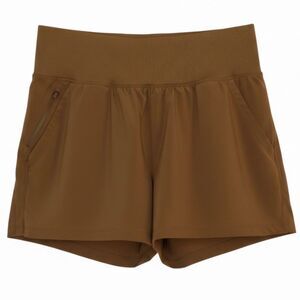 ALL IN MOTION RIBBED HIGH WAIST ATHLETIC ATHLEISURE EVERYDAY TRAINING SHORTS LRG